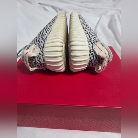 Adidas Yeezy Black and White Knit Sneakers - Picture 5 of 14